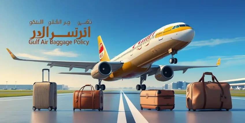سياسة الأمتعة لطيران الخليج: الأمتعة اليدوية، الأمتعة المسجلة وقواعد الوزن المسموح